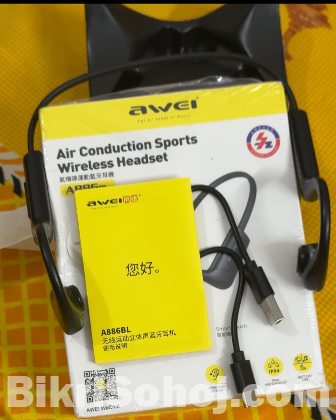 Air Conduction Wireless Headphones (awai-a886bl